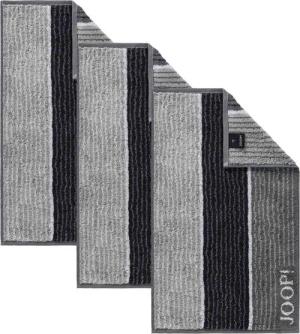 JOOP! Gästehandtücher Unisex Gästetuch 3er Pack Baumwolle, Frottier (Packung, 3-St)