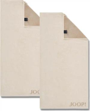 JOOP! Handtuch 2 Stück Joop! Handtuch Classic Creme Beige 1600-36 50x100, Walkfrottier, 100% Baumwolle