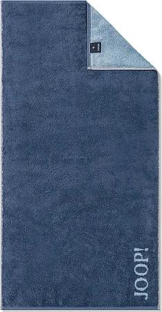 JOOP Handtuch 50x100cm DIVEDED DOUBLEFACE Aqua dunkelblau
