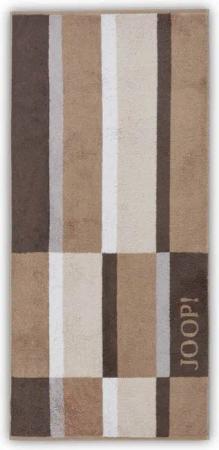 JOOP! Handtuch Handtuch Shades Sand 1688 33, Walkfrottier (1-St), Wendeoptik, Logo, Flauschig