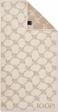 JOOP! Handtuch Joop! Handtuch Duschtuch Gästetuch Cornflower 1611-36 Creme, Walkfrottier, Baumwolle
