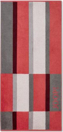 JOOP! Handtuch Joop! Handtuch Handtücher 50x100 Shades Checked 1688-22 coral koralle, Baumwolle (1-St)