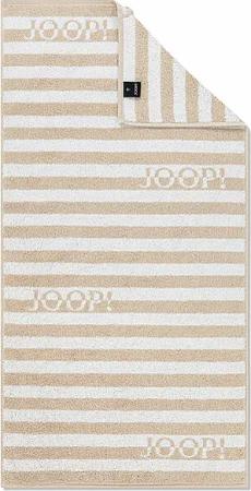 JOOP Handtuch SPLIT STRIPES 50x100cm Natur creme