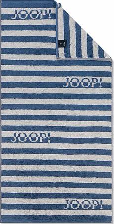 JOOP Handtuch SPLIT STRIPES 50x100cm Ocean dunkelblau