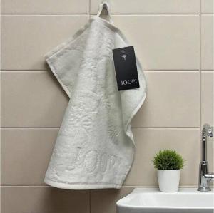 JOOP! Handtücher Uni Cornflower 1670 Weiß, 100% Baumwolle