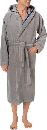 JOOP! Herren Bademantel grau unifarben
