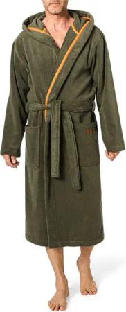 JOOP! Herren Bademantel grün unifarben