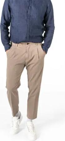 JOOP! Herren Bundfaltenhose beige Baumwolle