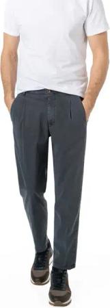 JOOP! Herren Bundfaltenhose blau Baumwolle