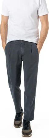 JOOP! Herren Bundfaltenhose blau