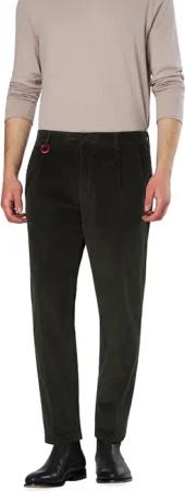 JOOP! Herren Bundfaltenhose grün Cord