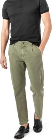 JOOP! Herren Bundfaltenhose grün