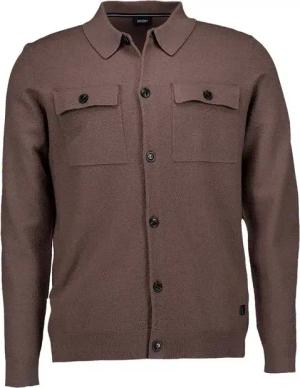 JOOP! Herren Cardigan braun unifarben