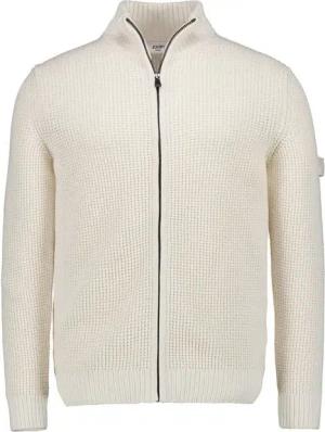 JOOP! Herren Cardigan weiß unifarben