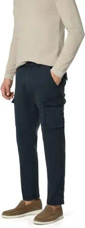 JOOP! Herren Cargohose blau Baumwolle
