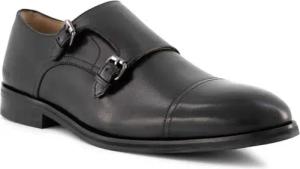 JOOP! Herren Doppelmonk schwarz Glattleder