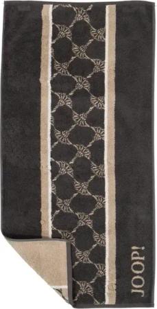 JOOP! Herren Duschtuch grau Gemustert