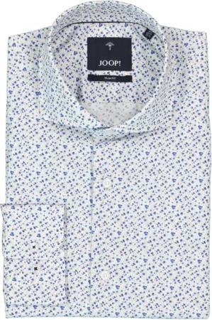 JOOP! Herren Hemd blau gemustert Slim Fit
