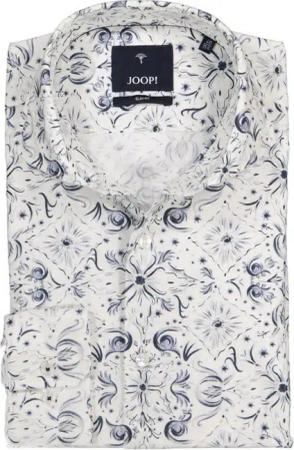 JOOP! Herren Hemd blau gemustert