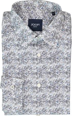 JOOP! Herren Hemd blau gemustert