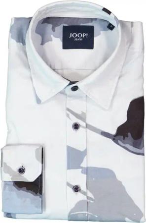 JOOP! Herren Hemd grau gemustert