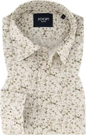 JOOP! Herren Hemd grün geblümt