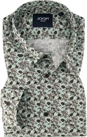 JOOP! Herren Hemd grün geblümt