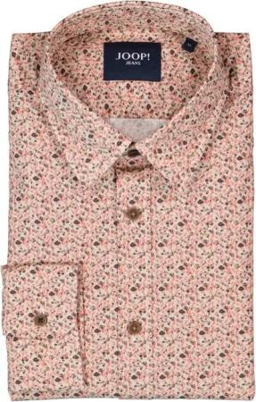JOOP! Herren Hemd rot geblümt