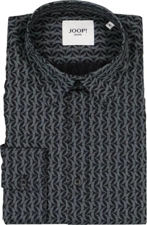 JOOP! Herren Hemd schwarz gemustert