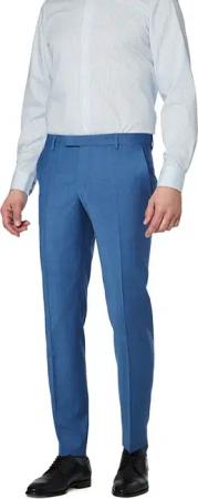 JOOP! Herren Hose blau Schurwoll-Stretch