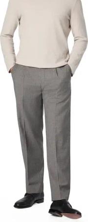 JOOP! Herren Hose braun Woll-Stretch