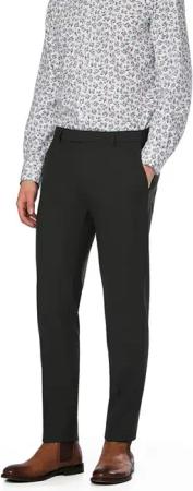 JOOP! Herren Hose grün Woll-Stretch