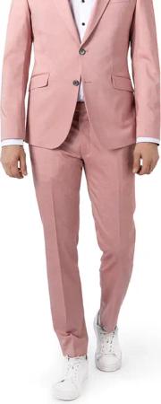 JOOP! Herren Hose rosa meliert Slim Fit