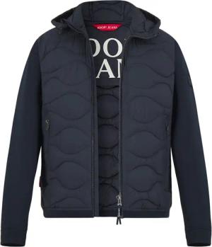 JOOP! Herren Hybrid Jacke blau Mikrofaser unifarben