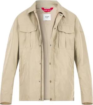JOOP! Herren Jacke beige Mikrofaser unifarben