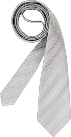 JOOP! Herren Krawatte grau Gemustert,unifarben