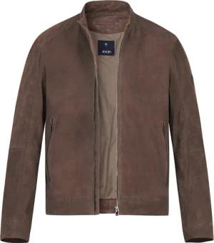 JOOP! Herren Lederjacke braun unifarben