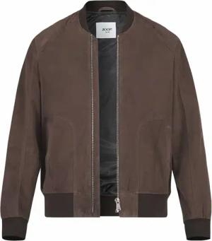 JOOP! Herren Lederjacke braun unifarben
