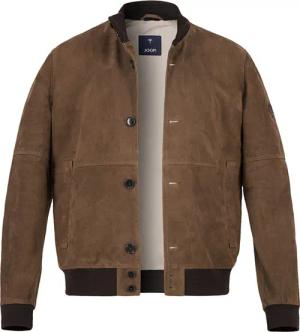 JOOP! Herren Lederjacke braun unifarben