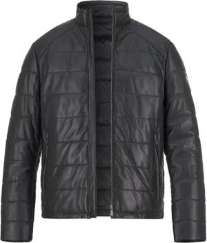 JOOP! Herren Lederjacke schwarz