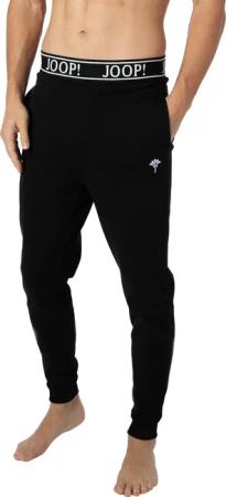 JOOP! Herren Pyjamahose schwarz Jersey-Baumwolle unifarben