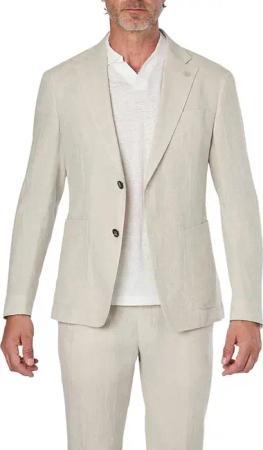 JOOP! Herren Sakko beige meliert Slim Fit