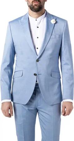 JOOP! Herren Sakko blau meliert Slim Fit