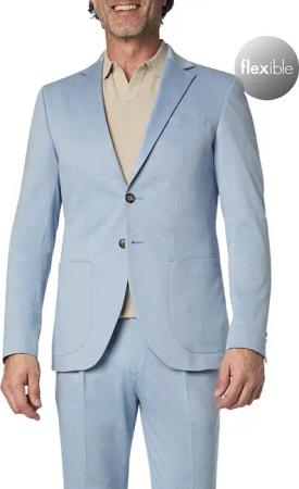 JOOP! Herren Sakko blau meliert Slim Fit