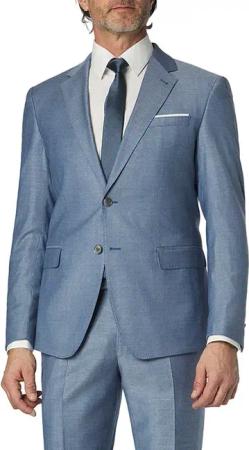JOOP! Herren Sakko blau meliert Slim Fit