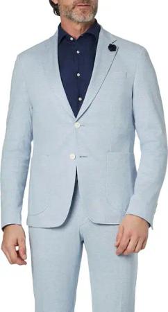 JOOP! Herren Sakko blau meliert Slim Fit