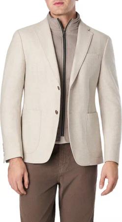 JOOP! Herren Sakko grau meliert Slim Fit