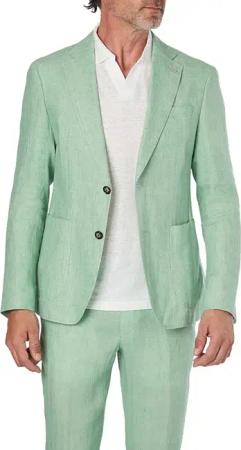 JOOP! Herren Sakko grün meliert Slim Fit