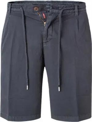 JOOP! Herren Shorts blau Baumwolle-Leinen