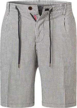 JOOP! Herren Shorts grau Baumwolle-Leinen